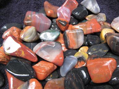 Assorted stones approaching smooth