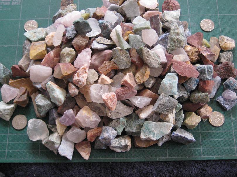 10 pounds mixed rock - 3/4 to 1 1/2 inches